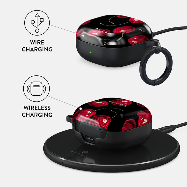 Cherrybomb - Samsung Galaxy Buds Live Case Cover | BURGA