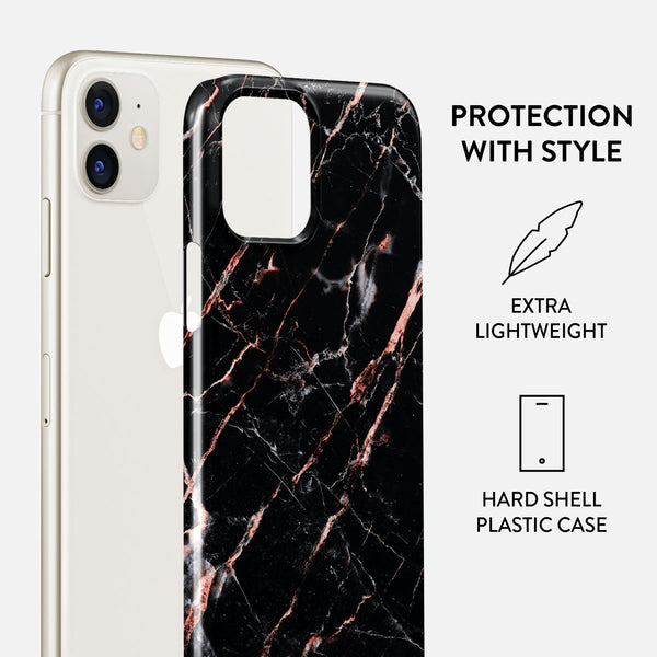 Rose Gold Marble iPhone 11 Case BURGA
